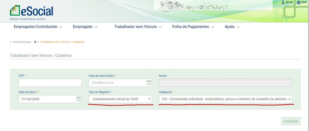 eSocial: como cadastrar empresario e sócio