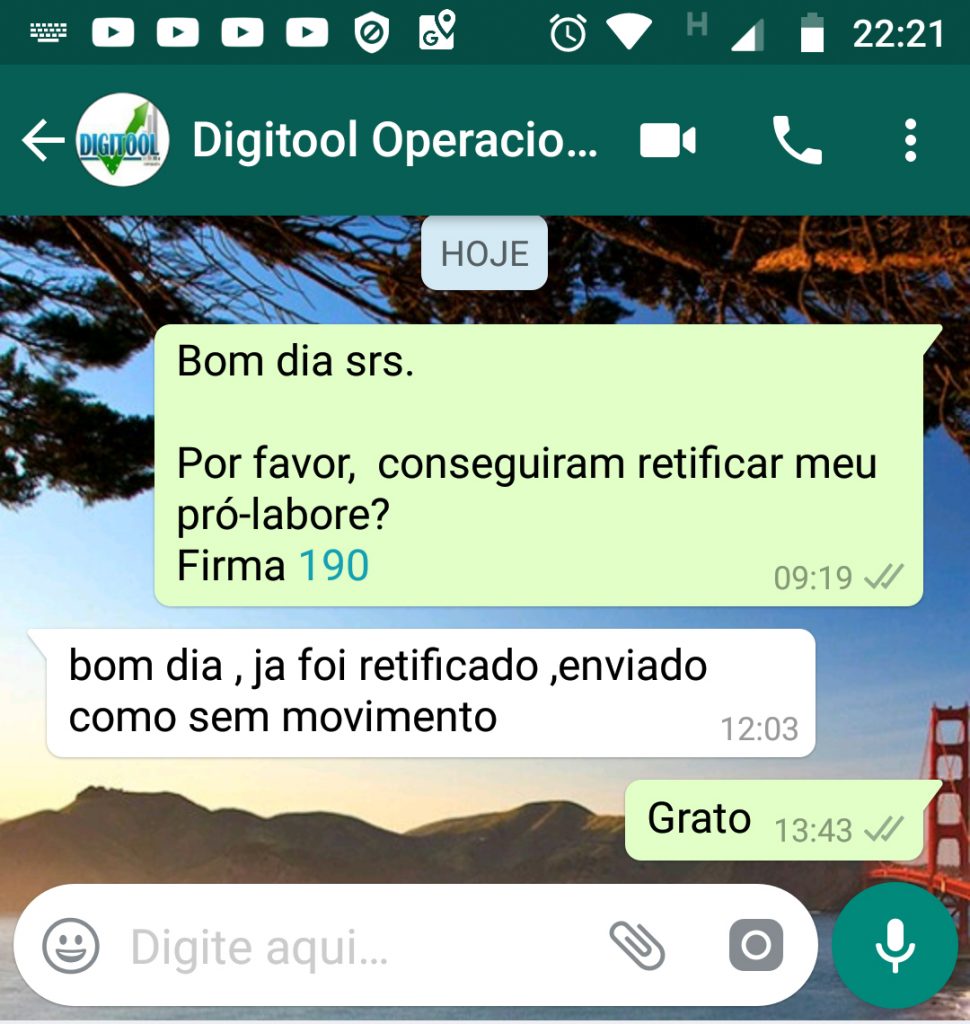 Atendimento via WhatsApp