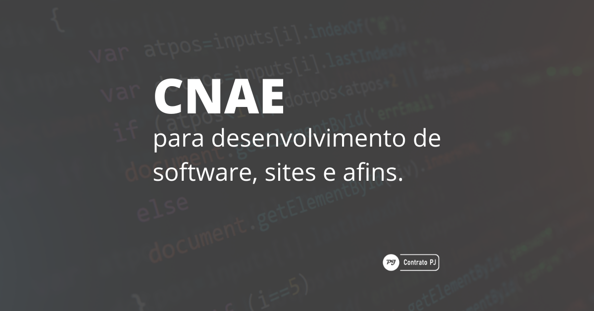 CNAE para desenvolvimento de software, sites, jogos, aplicativos, sistemas e afins