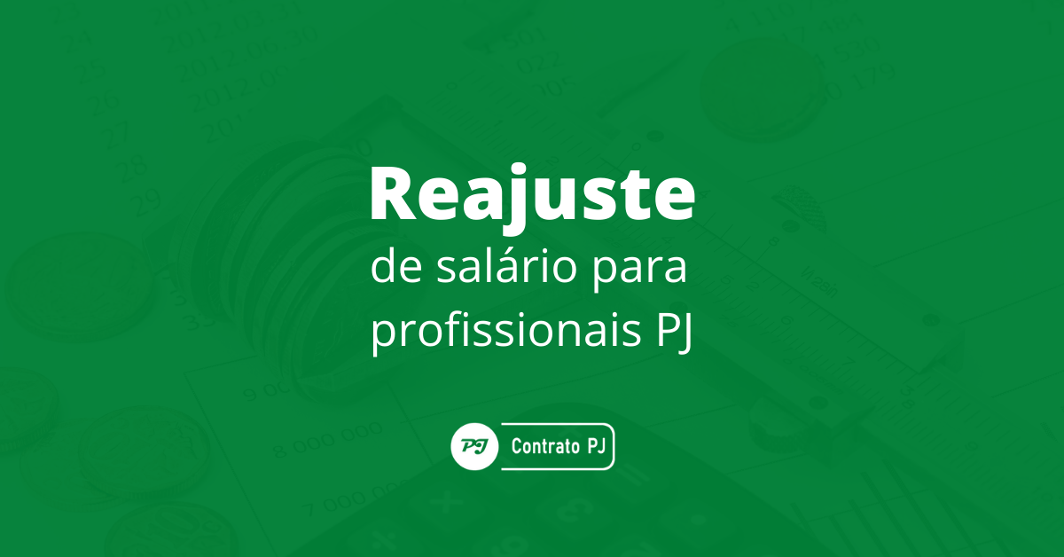 Reajuste de Salário de profissionais PJ