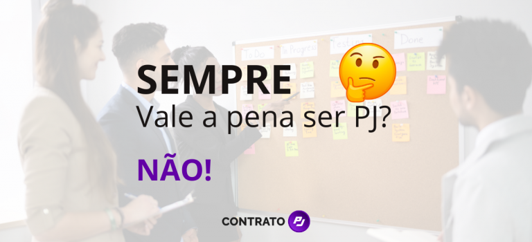 SEMPRE vale a pena ser PJ?